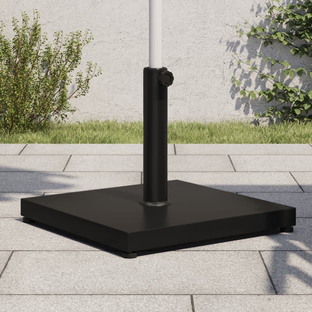 Walplus Parasol Base for dia / Poles 18 kg Square - Black - 48 mm