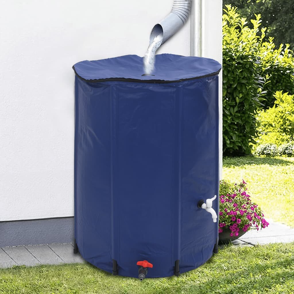 Walplus PVC Water Container with Tap Foldable 750 L - Blue - 100 x 100 cm