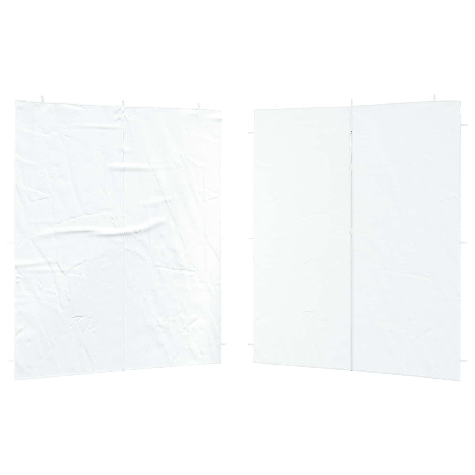 Walplus 200 x 195 cm PE Replacement Party Tent Sidewalls 2pcs - White