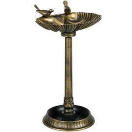 Outsunny Polypropylene Decorative Birds Bird Bath - Bronze