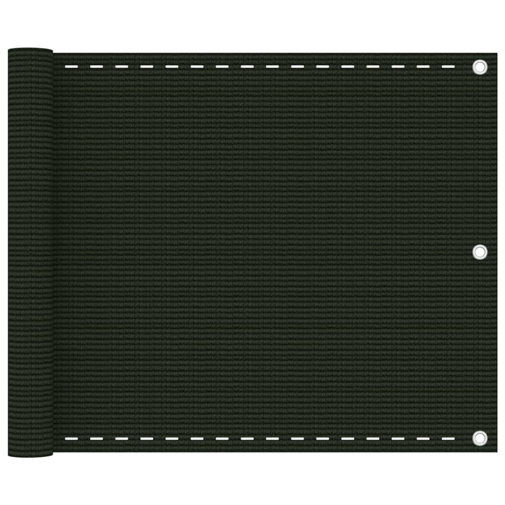 Walplus HDPE Balcony Screen - Dark Green - 75 x 600 cm
