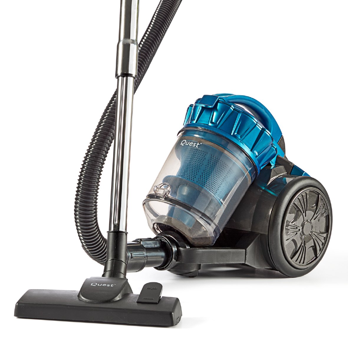 Quest Bagless Cylinder Vacuum Cleaner - Blue