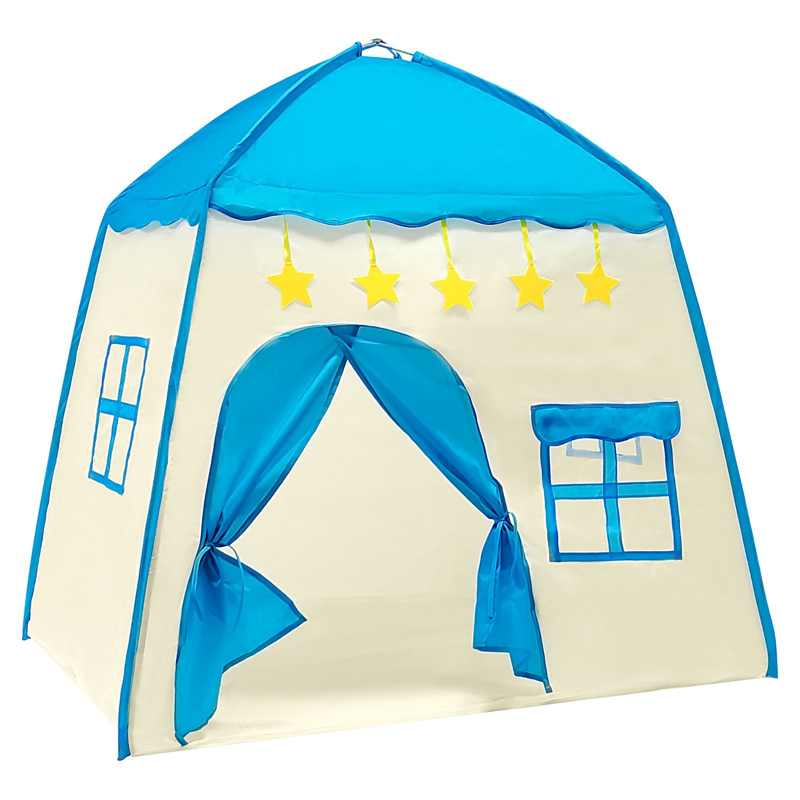 deAO Playhouse Play Tent Mesh Windows - Blue