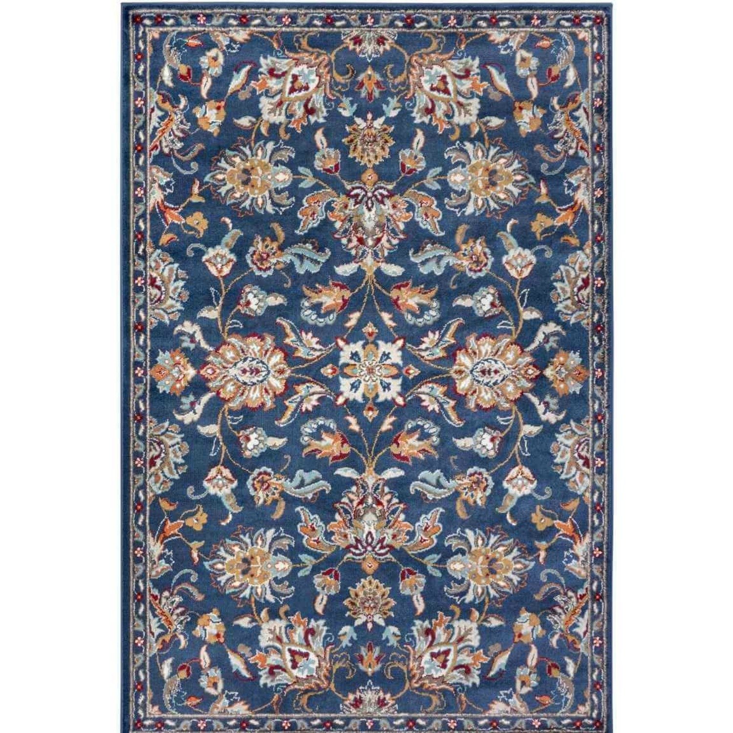 Hanse Home Blue Orient Caracci Vintage Floral Rug - 57 x 90cm