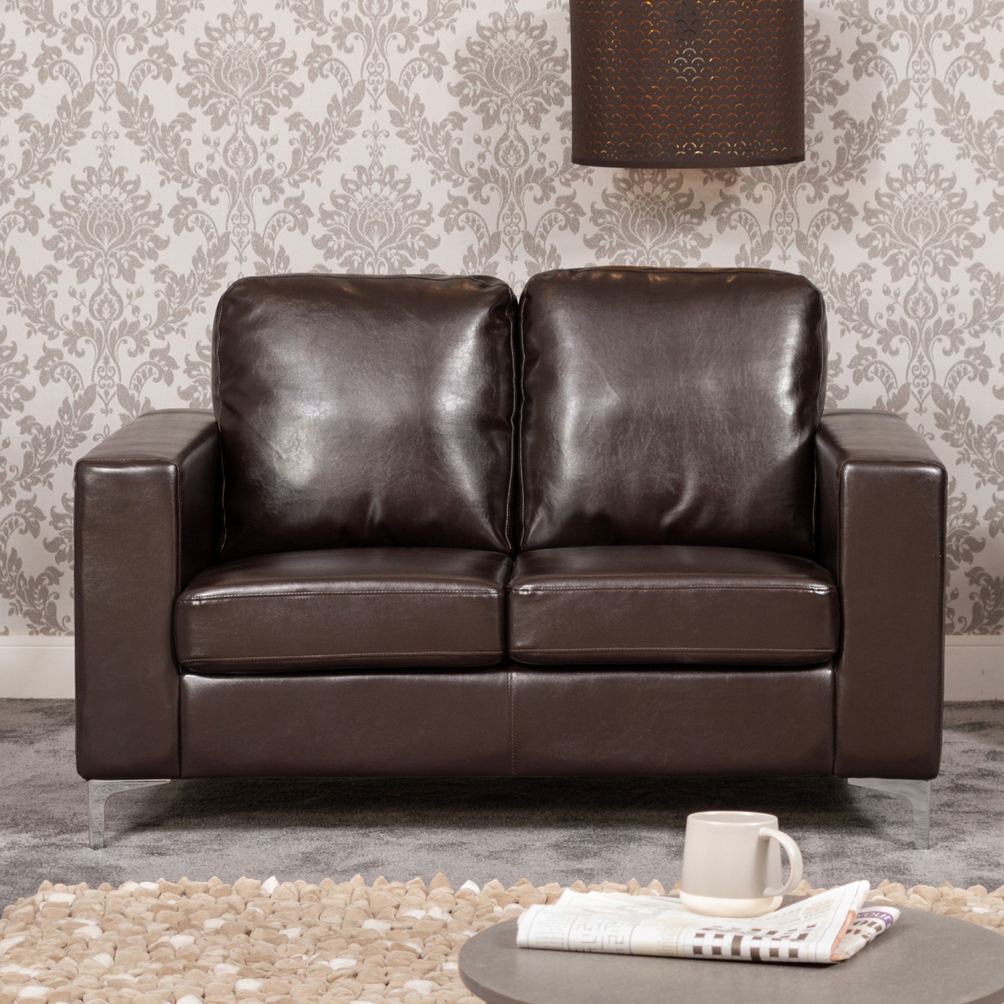 Artemis Home Woodleigh 2 Seat Sofa - Brown