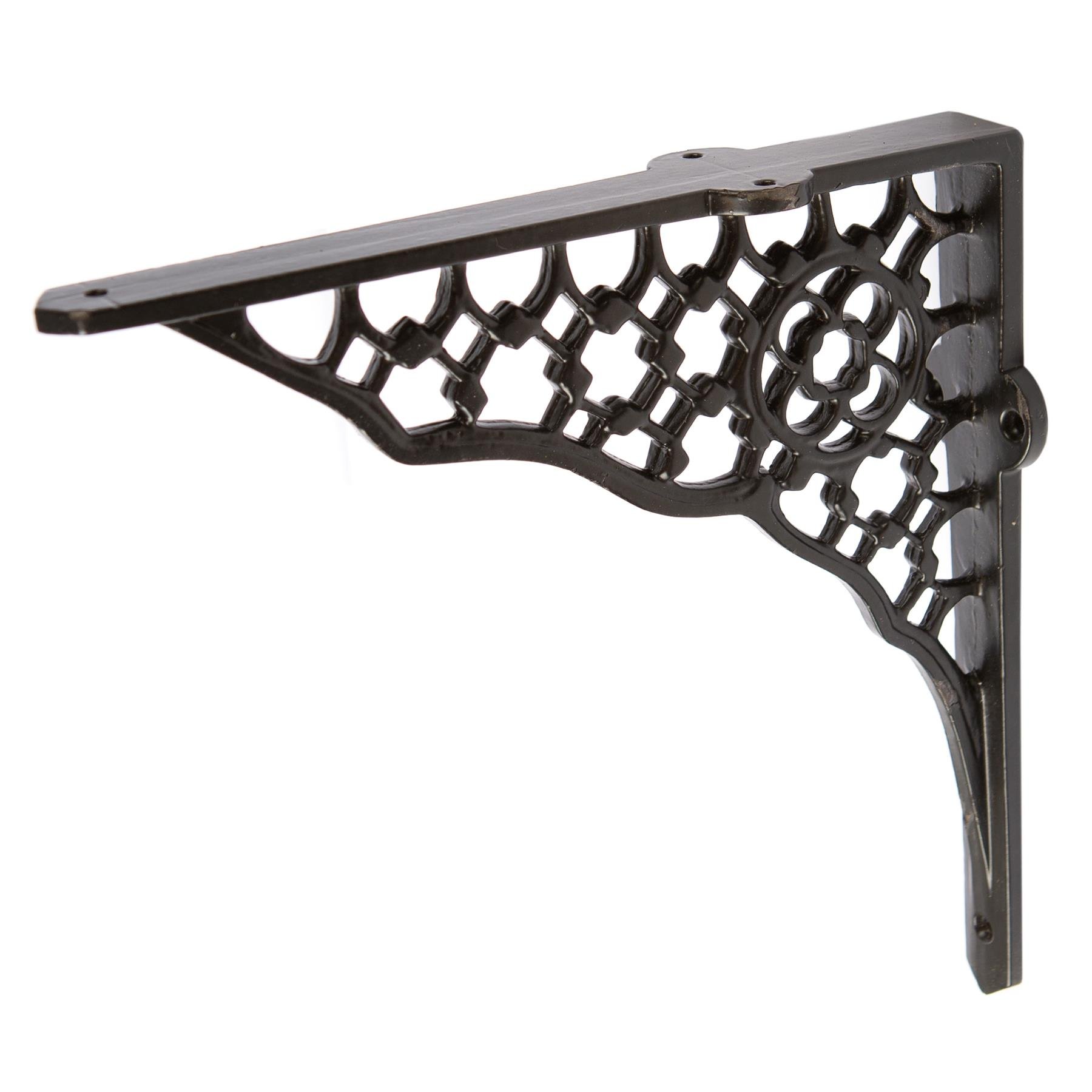 Hammer & Tongs Honeycomb Iron Shelf Bracket - Grey