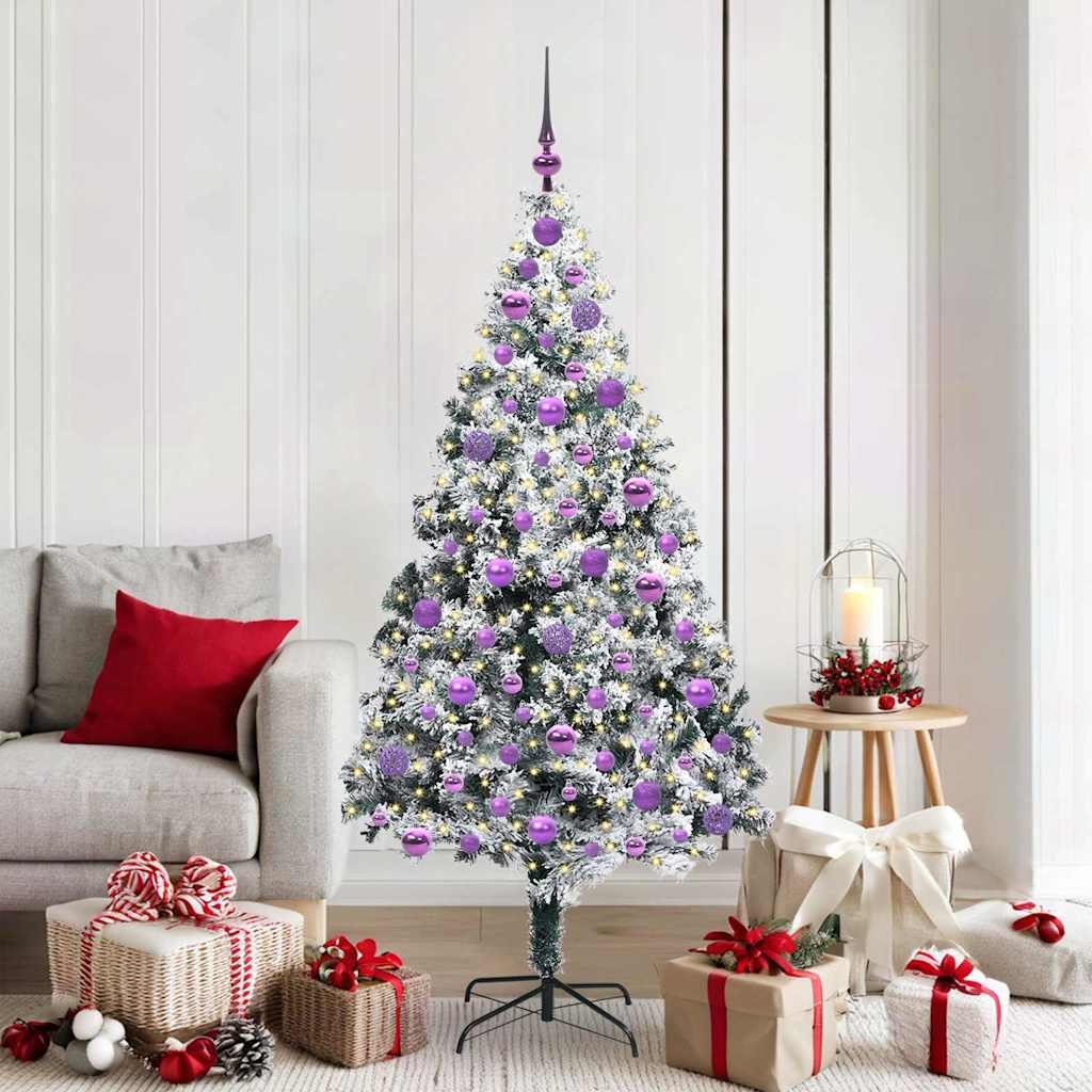 Walplus 300 LED String Lights Artificial Christmas Tree - White - 180 cm