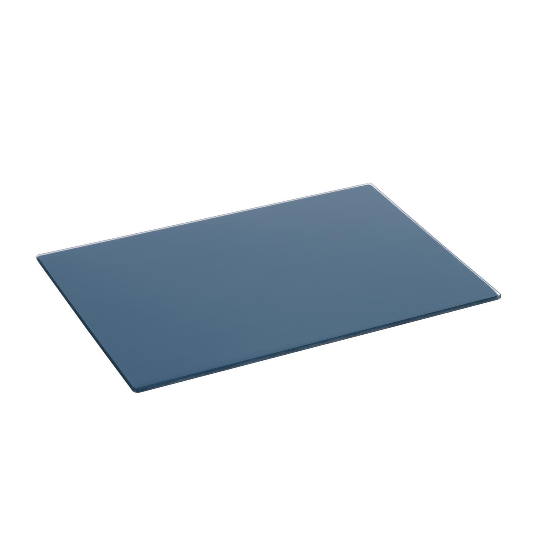Harbour Housewares Glass Kitchen Chopping Board - Hague Blue