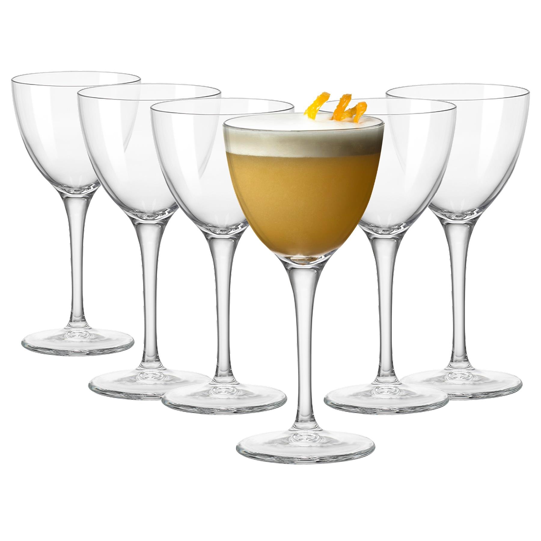 Bormioli Rocco Bartender Novecento Nick & Nora Glasses -  Pack of 12