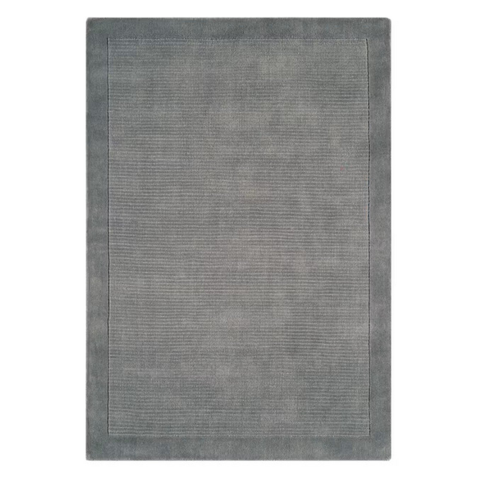 Mega Flooring Grey Handmade Plain Rug - 57 x 150cm