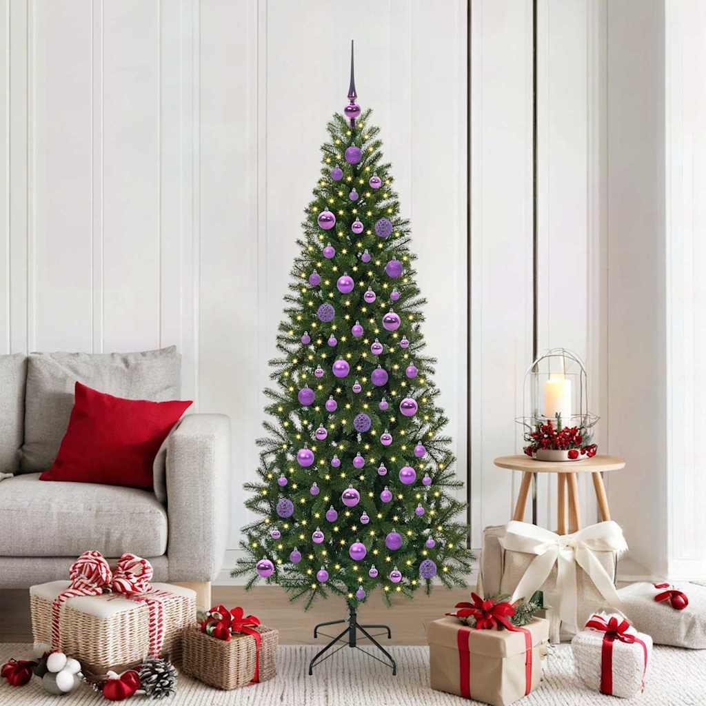 Walplus 300 Bright LED Lights Artificial Christmas Tree - Green - 180 cm