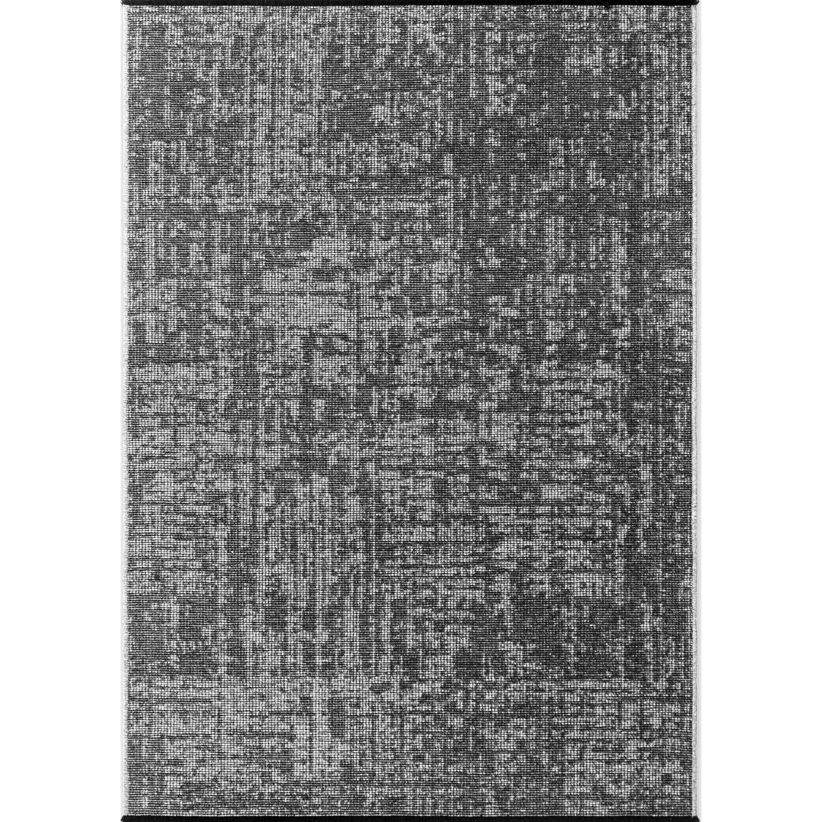 Hanse Home Grey Brilliance Prisma Modern Abstract Velour Rug - 80 x 150cm