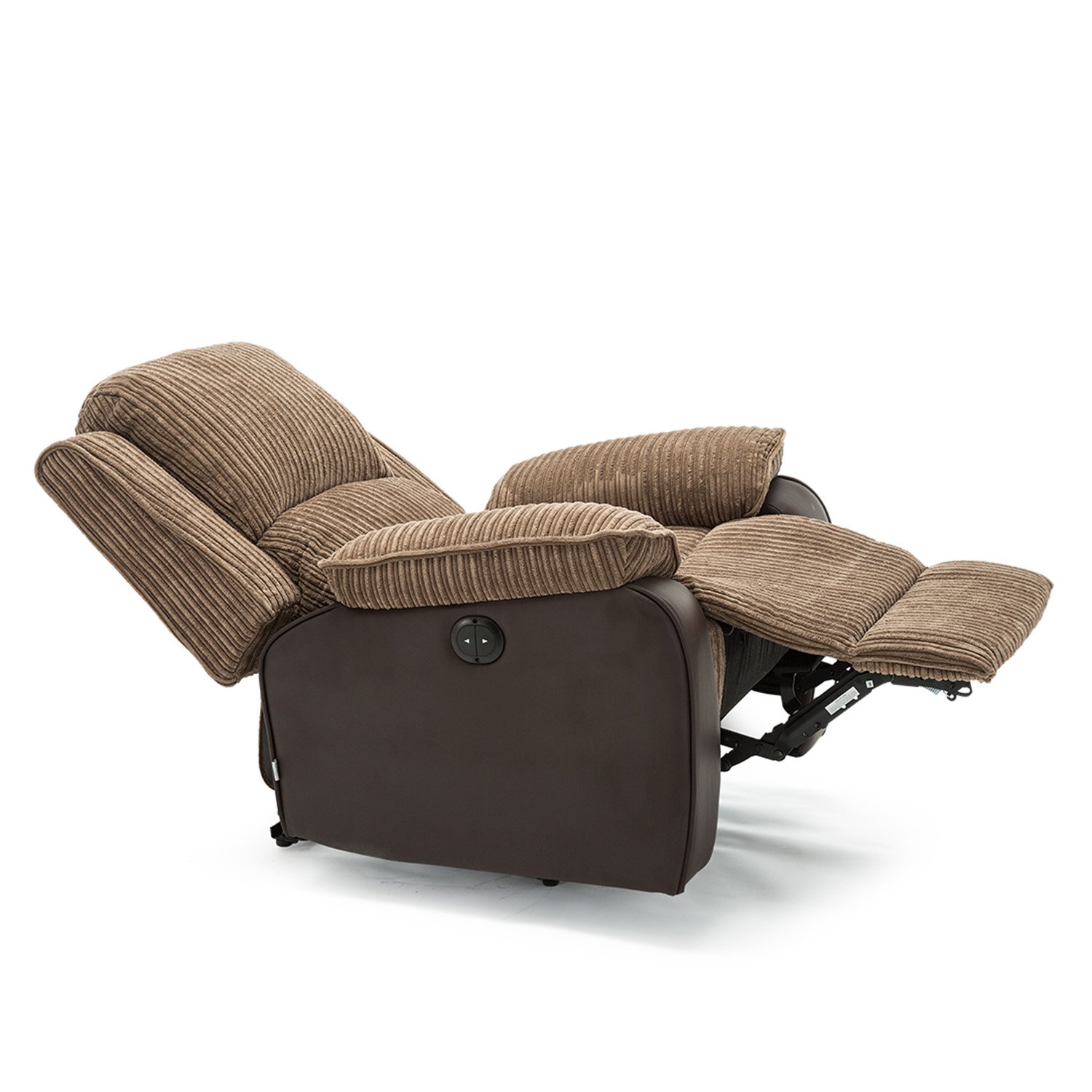 Furniture Online Postana Jumbo Cord Electric Recliner - Brown