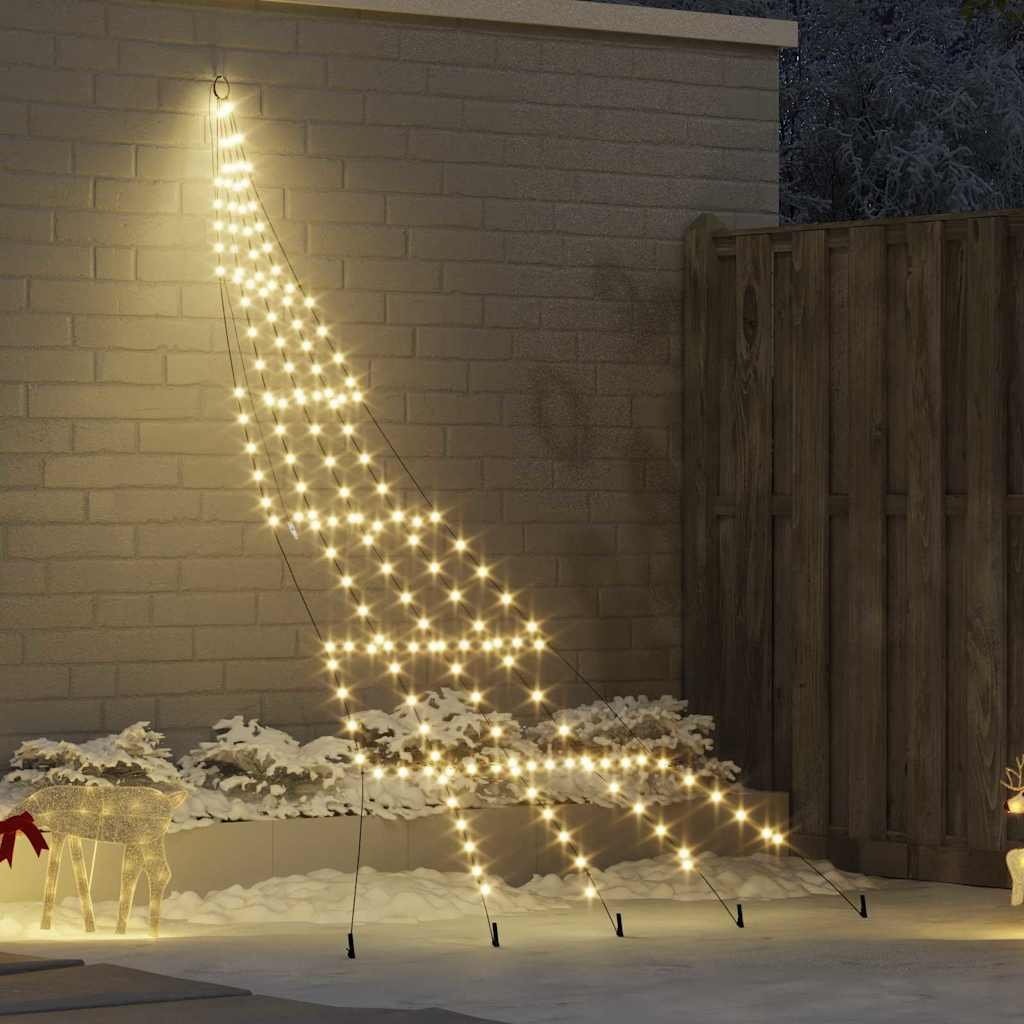 Walplus 168 LED Lights Artificial Christmas Tree - Warm White - 306 cm