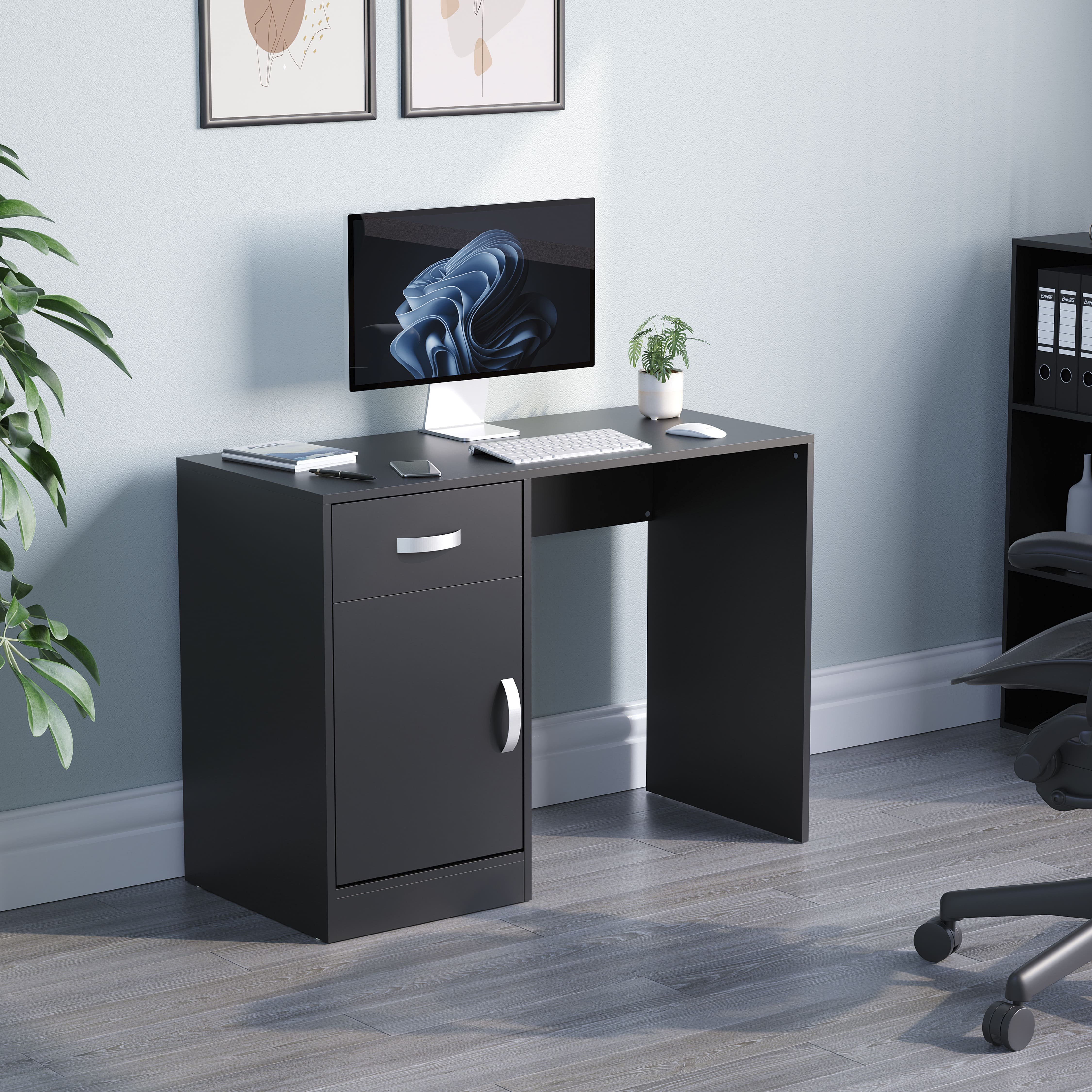 Vida Designs Hudson Computer Desk - Black