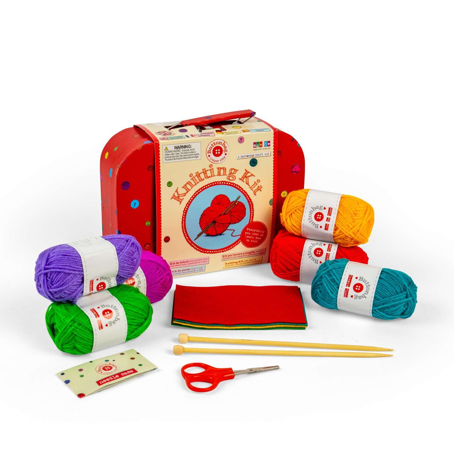 Buttonbag Knitting Kit - 8 Years +
