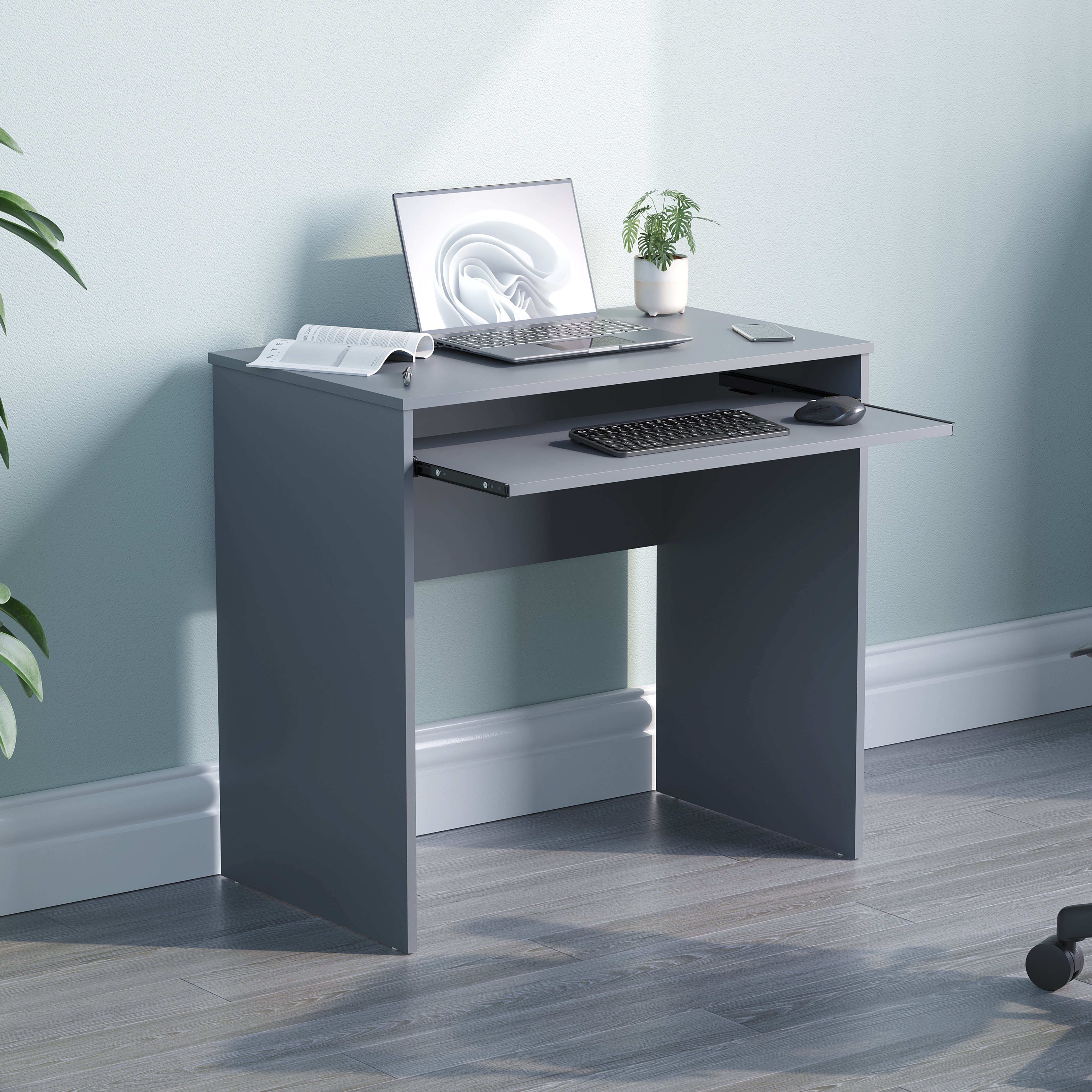 Vida Designs Huby Computer Desk - Grey