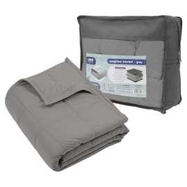 Harbour Housewares Weighted Blanket with Storage Bag - 4kg - Grey