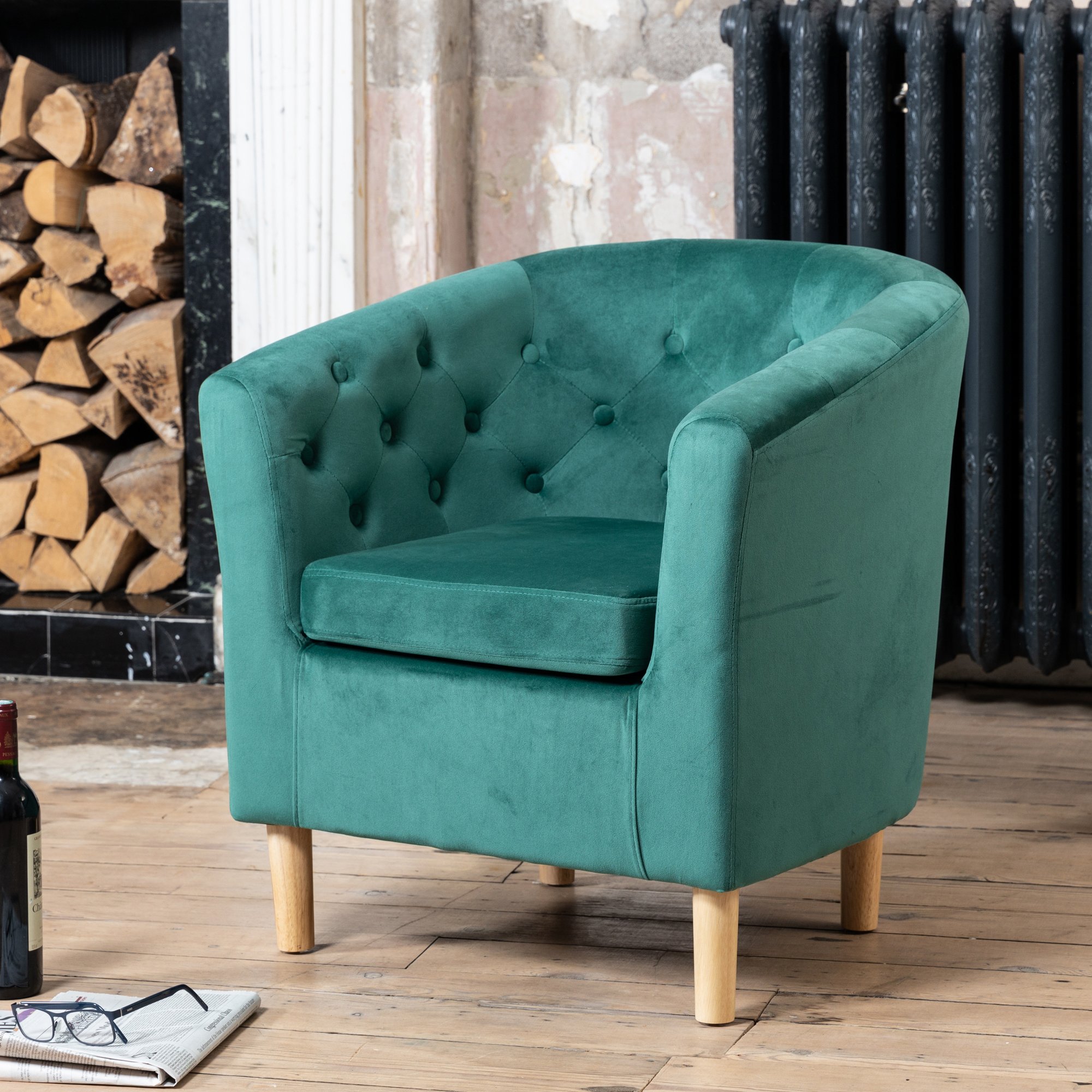 Artemis Home Clio Accent Chair - Green