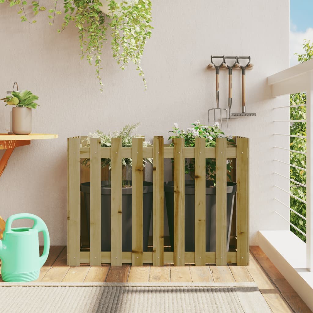 Walplus Wood Raised Garden Bed V3 - 100 x 50 x 70 cm