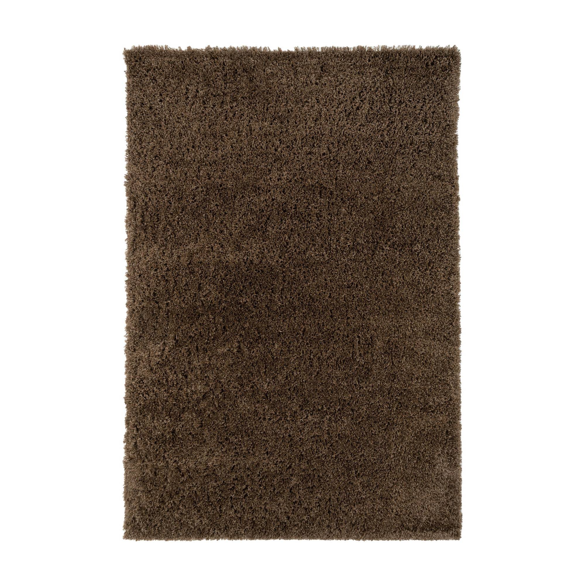 Kukoon Chocolate Brown Super Soft Shaggy Rug - 60 x 110cm
