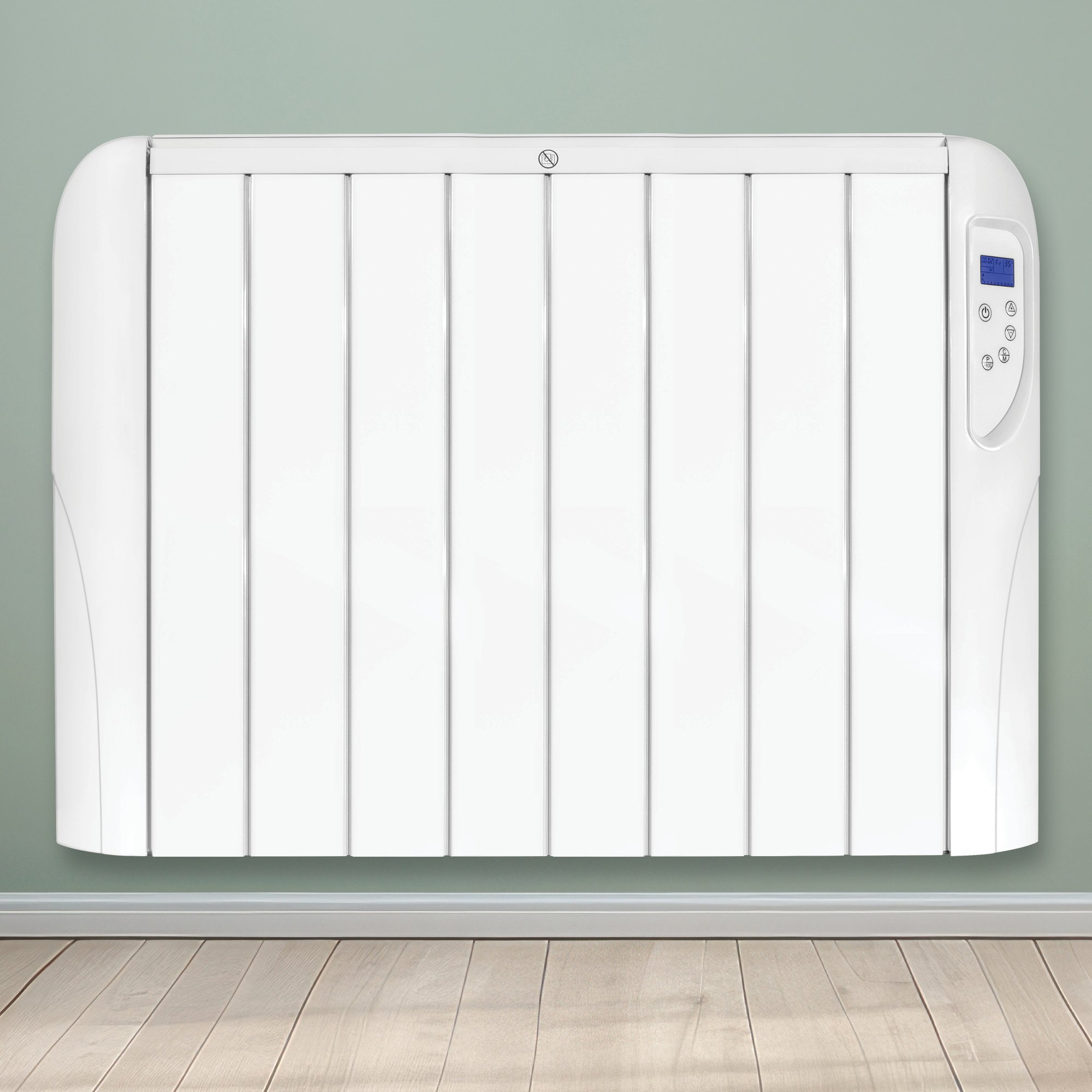 Futura 2000W Wall Mounted Bathroom Electric Panel Heater - White