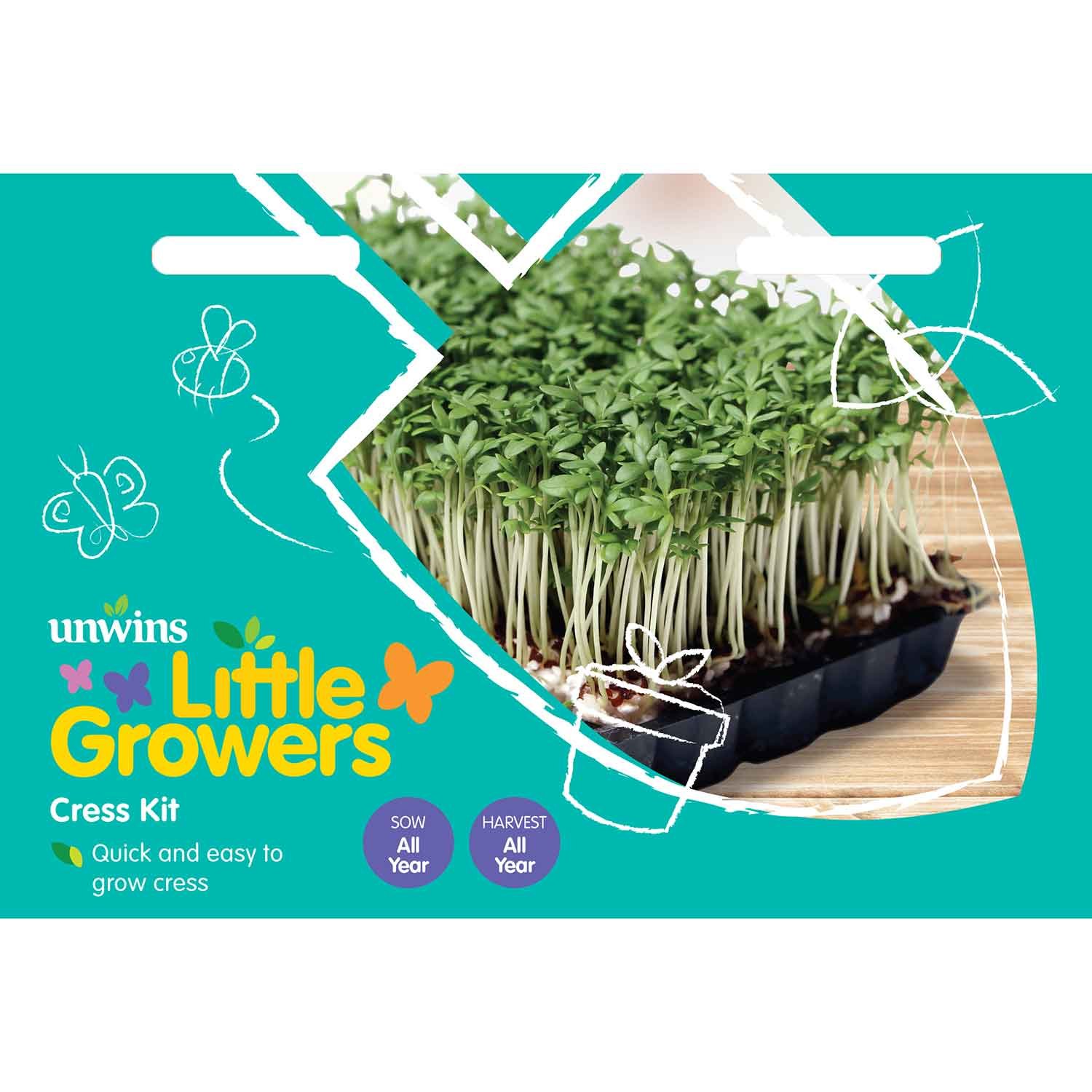 Unwins Cress Seeds Kit