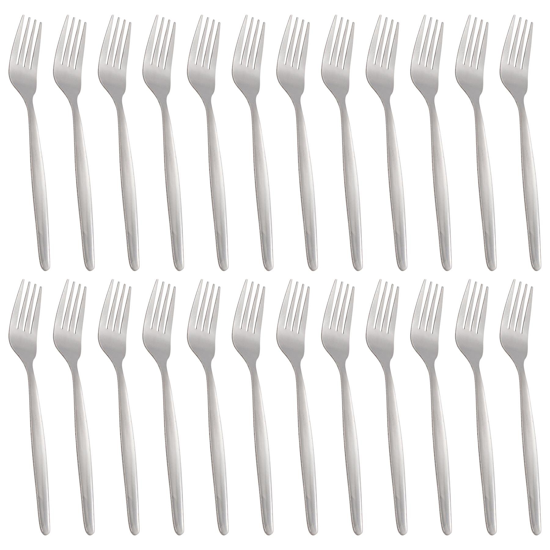 Argon Tableware Economy Stainless Steel Dinner Forks - Pack of 24