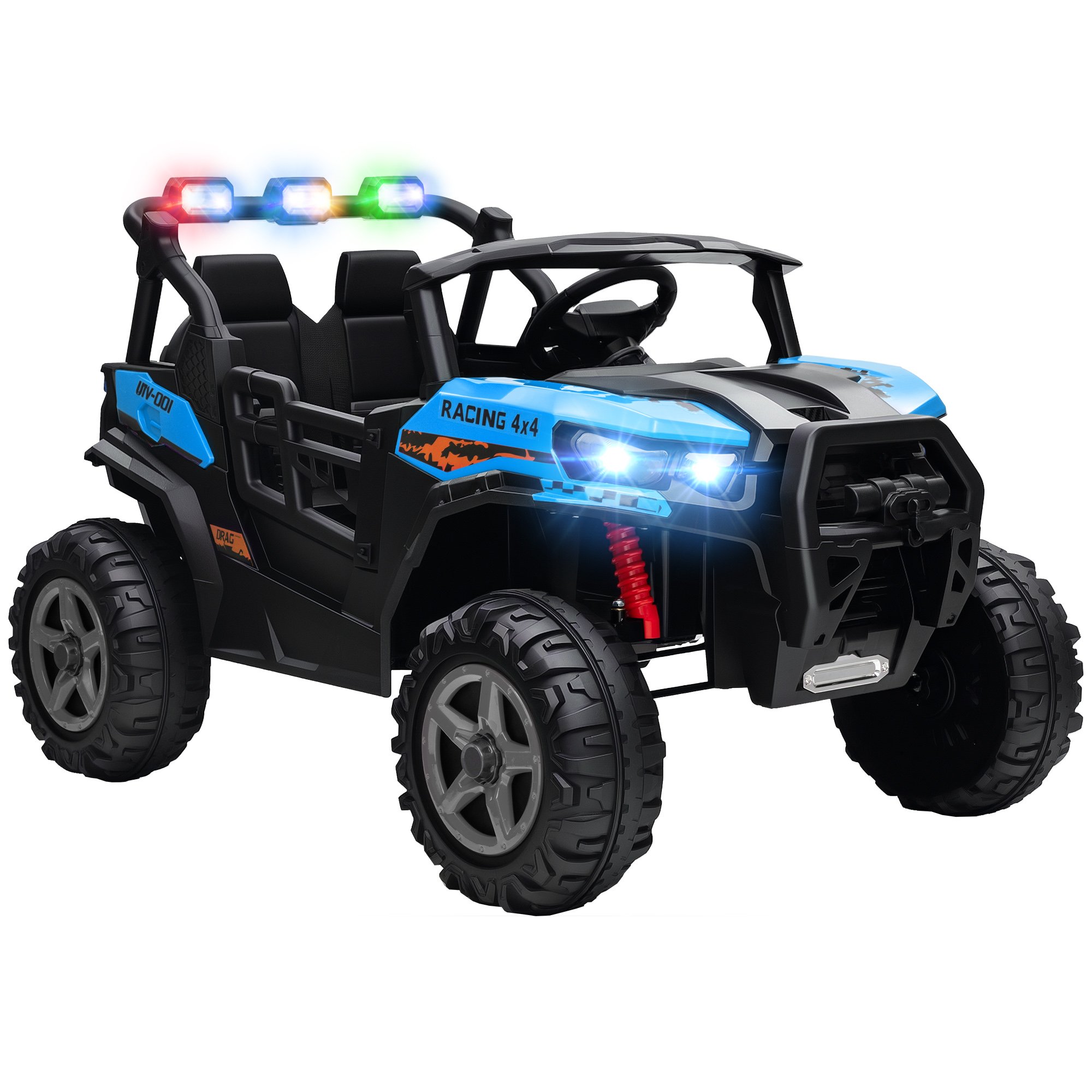 AIYAPLAY 24V 2 Seater Remote Control Electric Ride on Car – Blue