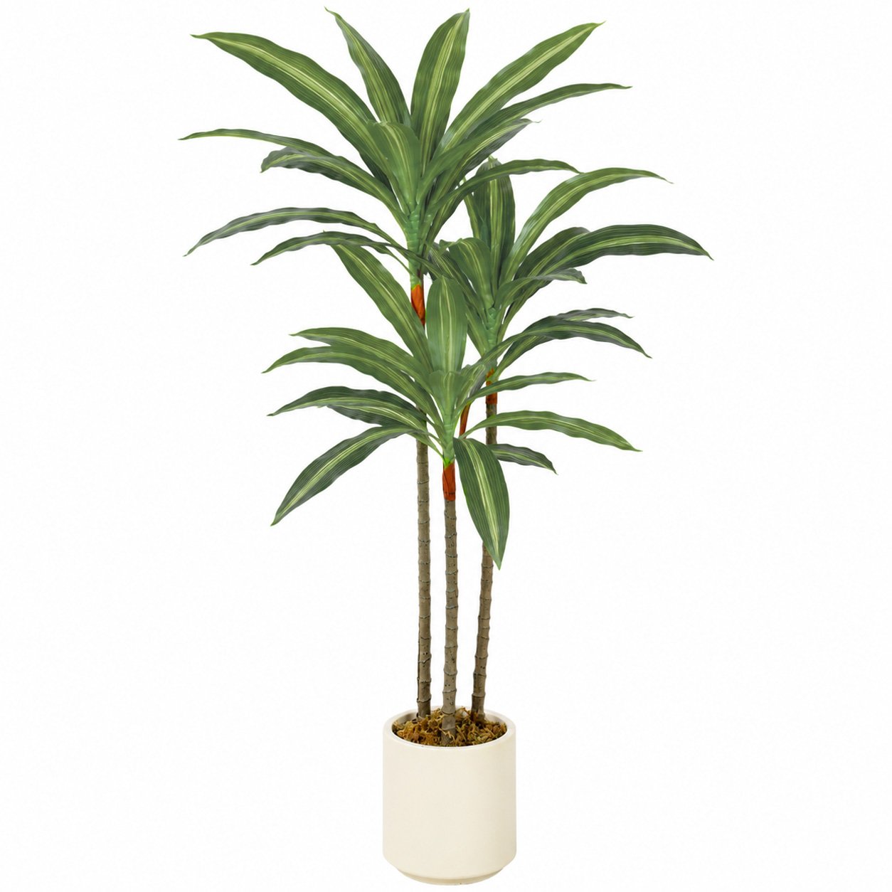 HOMCOM 90cm Bendable Trunks Artificial Dracaena Tree - Green