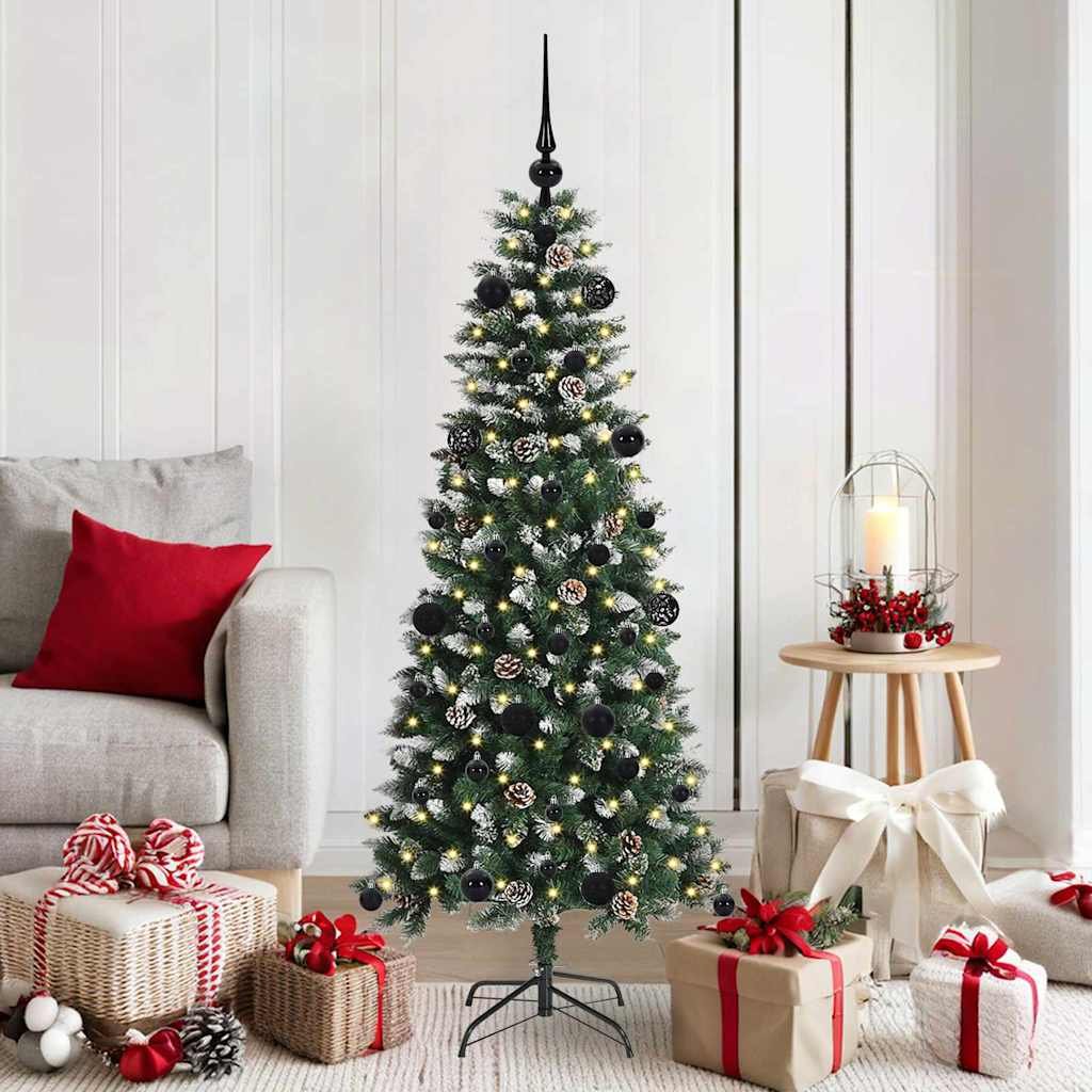 Walplus 150 LED Lights Artificial Christmas Tree Indoor Use - Green - 150 cm