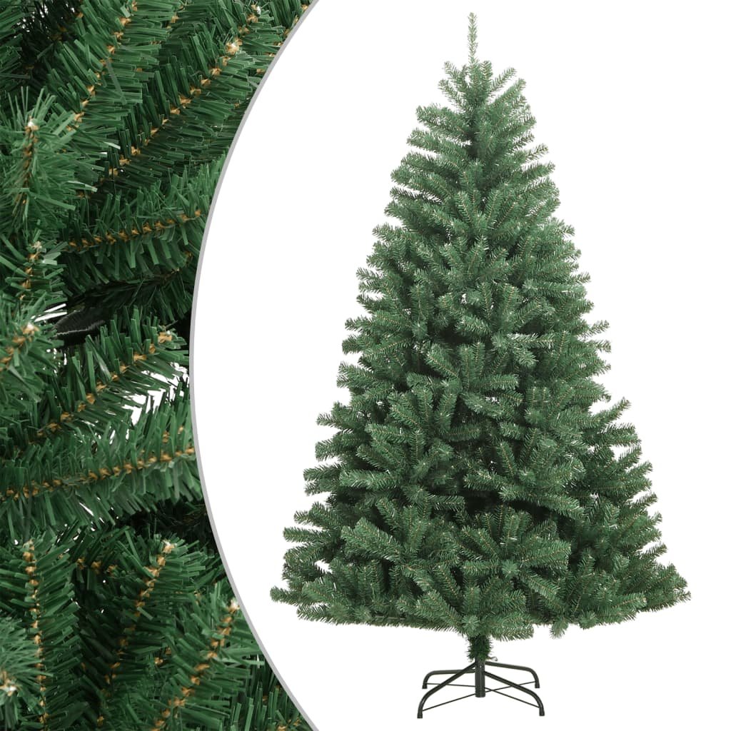 Walplus 793 Branch Tips Hinged Artificial Christmas Tree - Green - 150 cm