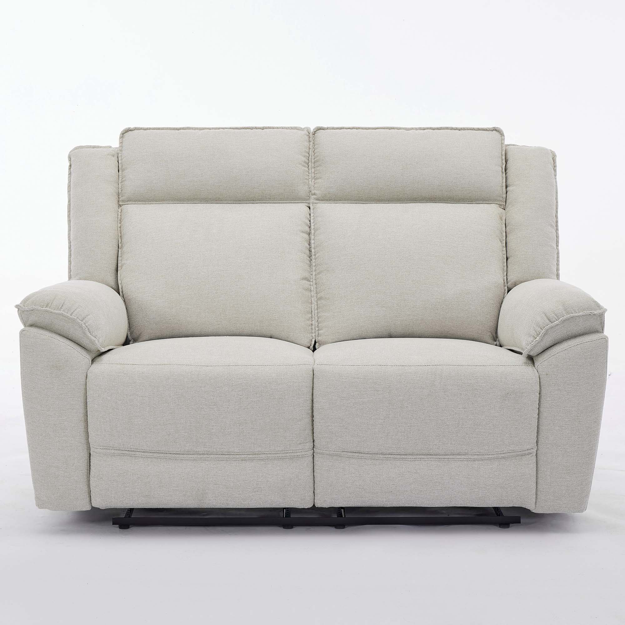 Furniture Online Skye Electric Recliner 2 Seater Linen Sofa – Beige