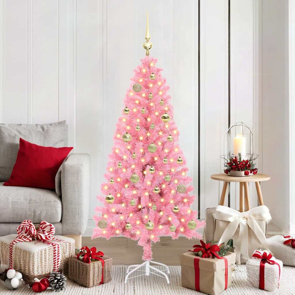Walplus 150 LED String Lights Artificial Christmas Tree - Pink - 150 cm
