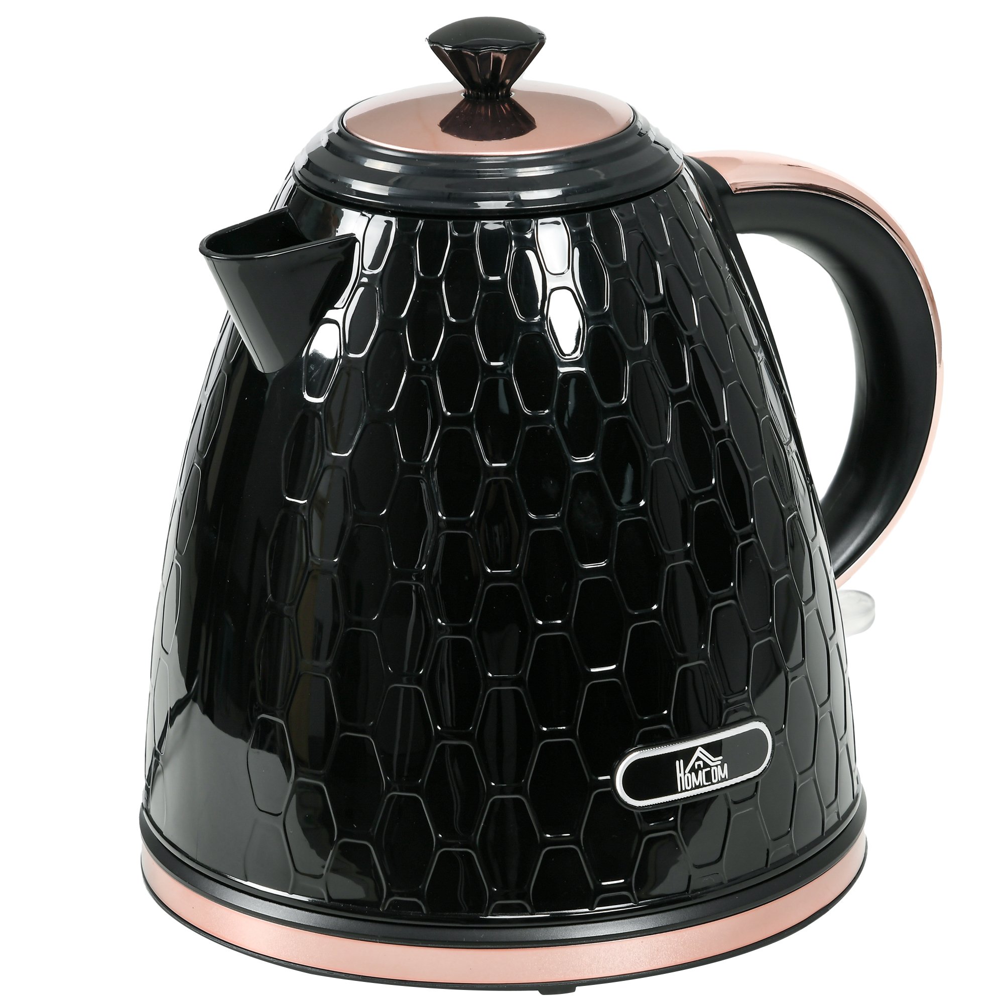 HOMCOM Auto Shut Off Electric Kettle with Anti scale Filter - Black