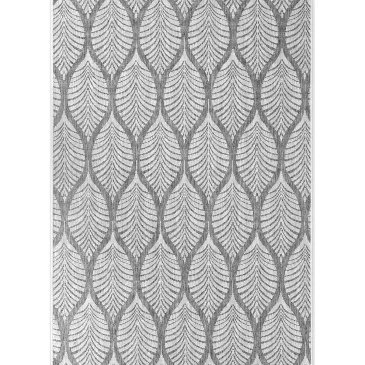 Hanse Home Grey Liora Indoor Outdoor Trellis Reversible Rug - 120 x 170cm