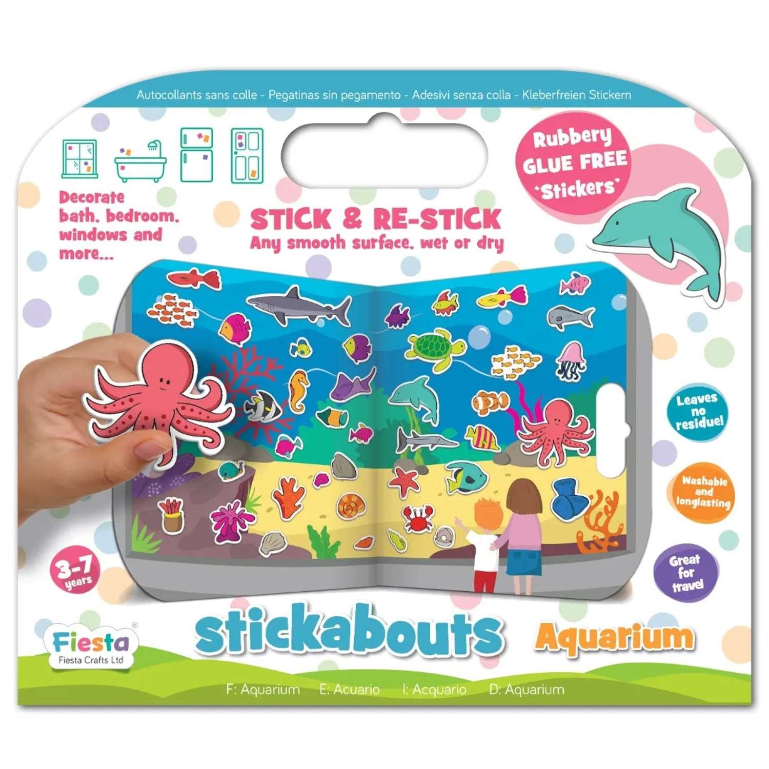 Fiesta Crafts Aquarium Stickabouts - 3 Years +