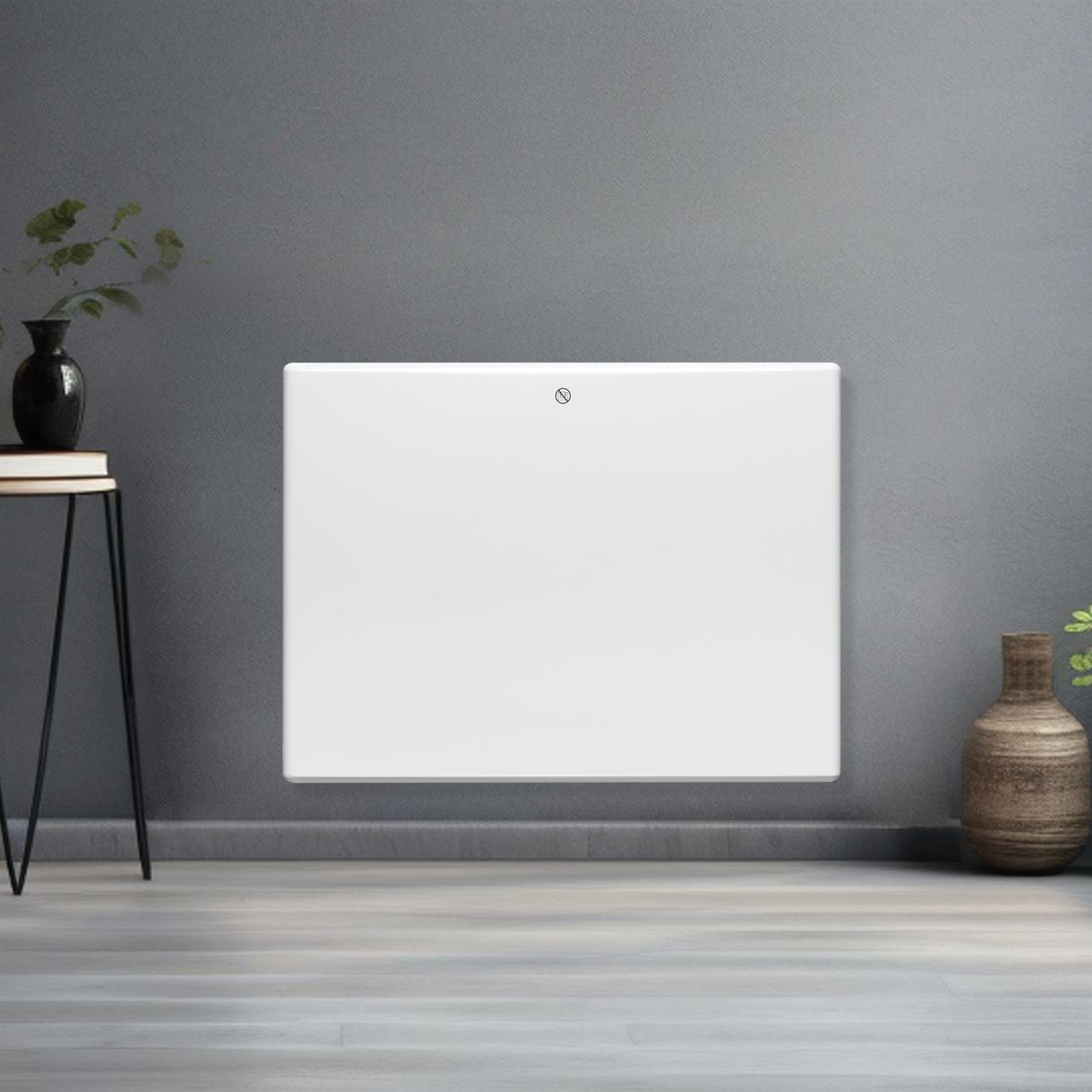Futura 1000W Wall Mounted Bathroom Electric Panel Heater 54cm - White