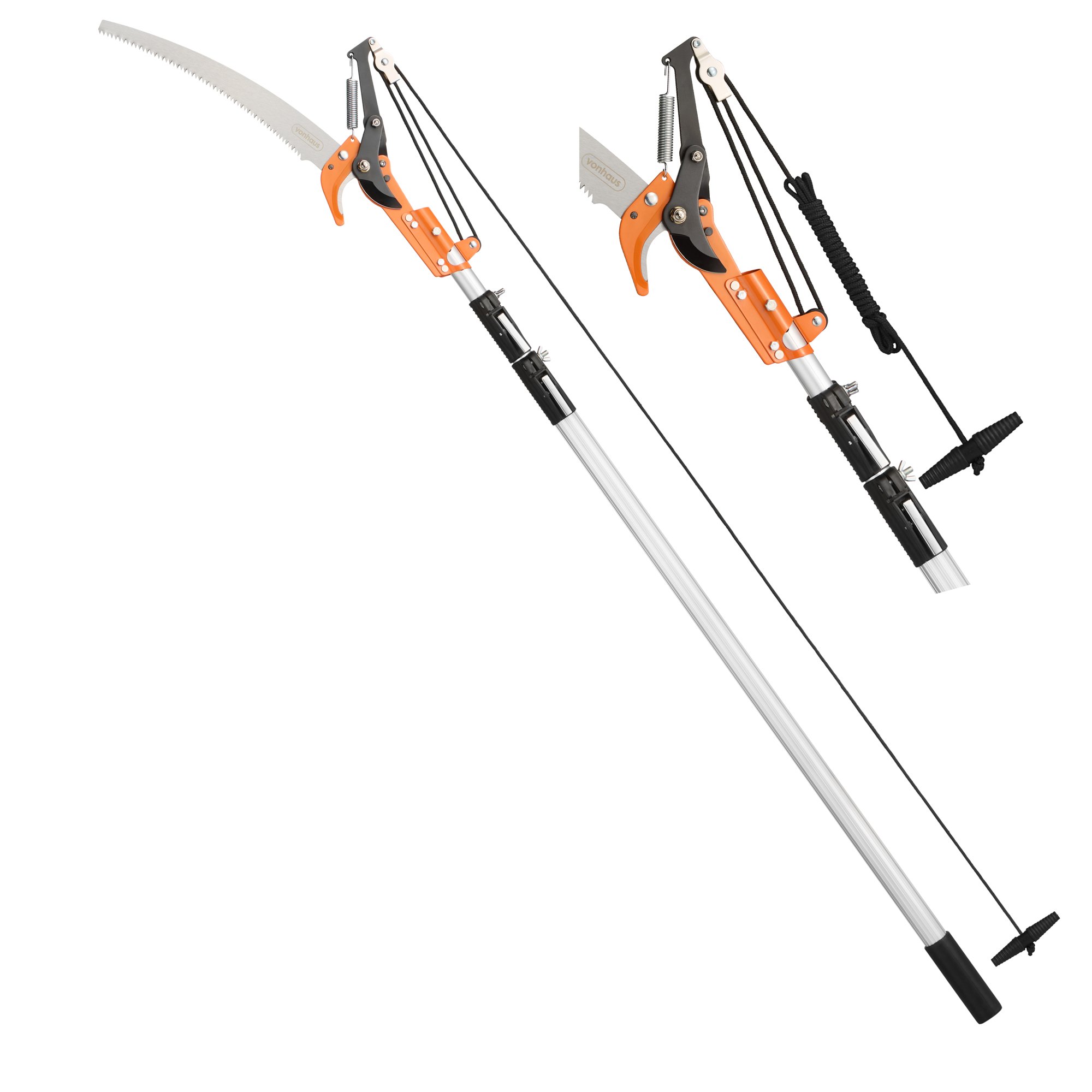 VonHaus Long Reach Extendable Tree Pruner & Lopper - Lightweight