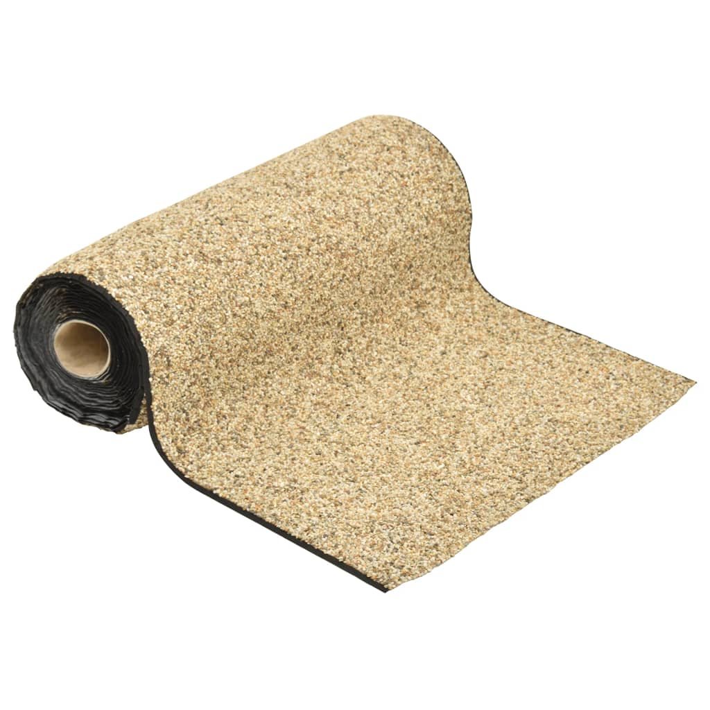 Walplus Polypropylene Stone Liner - Natural Sand - 900 x 40 cm