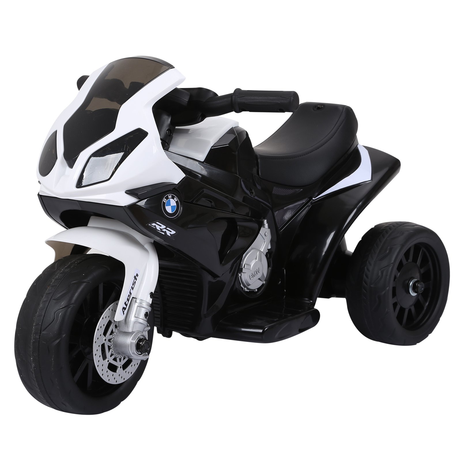 HOMCOM BMW S1000RR 6V 18 to 36 Months 3 Wheel Electric Ride on Motorbike – Black