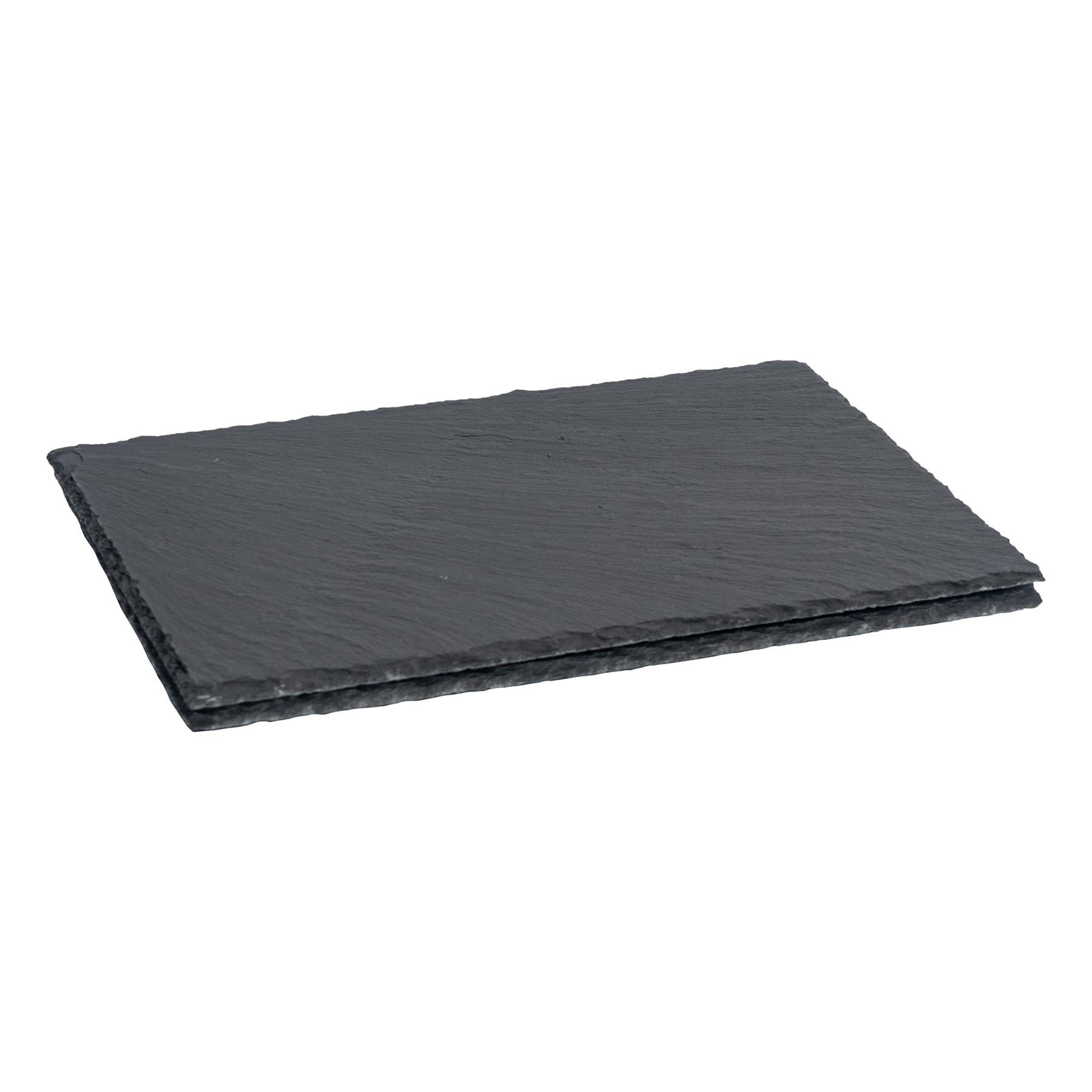 Argon Tableware Rectangle Slate Serving Platters - Pack of 2