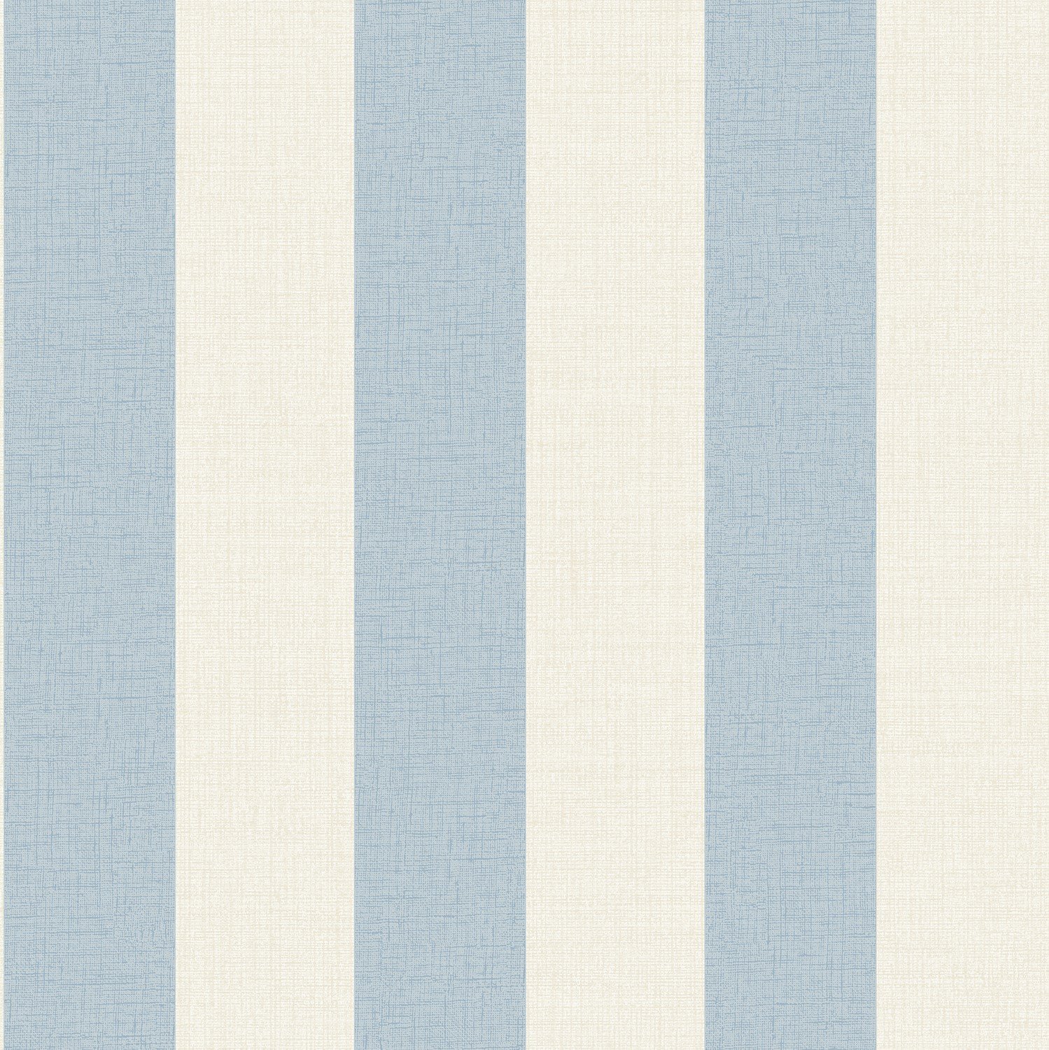Grandeco Classic Wide Textured Stripe Wallpaper - Blue