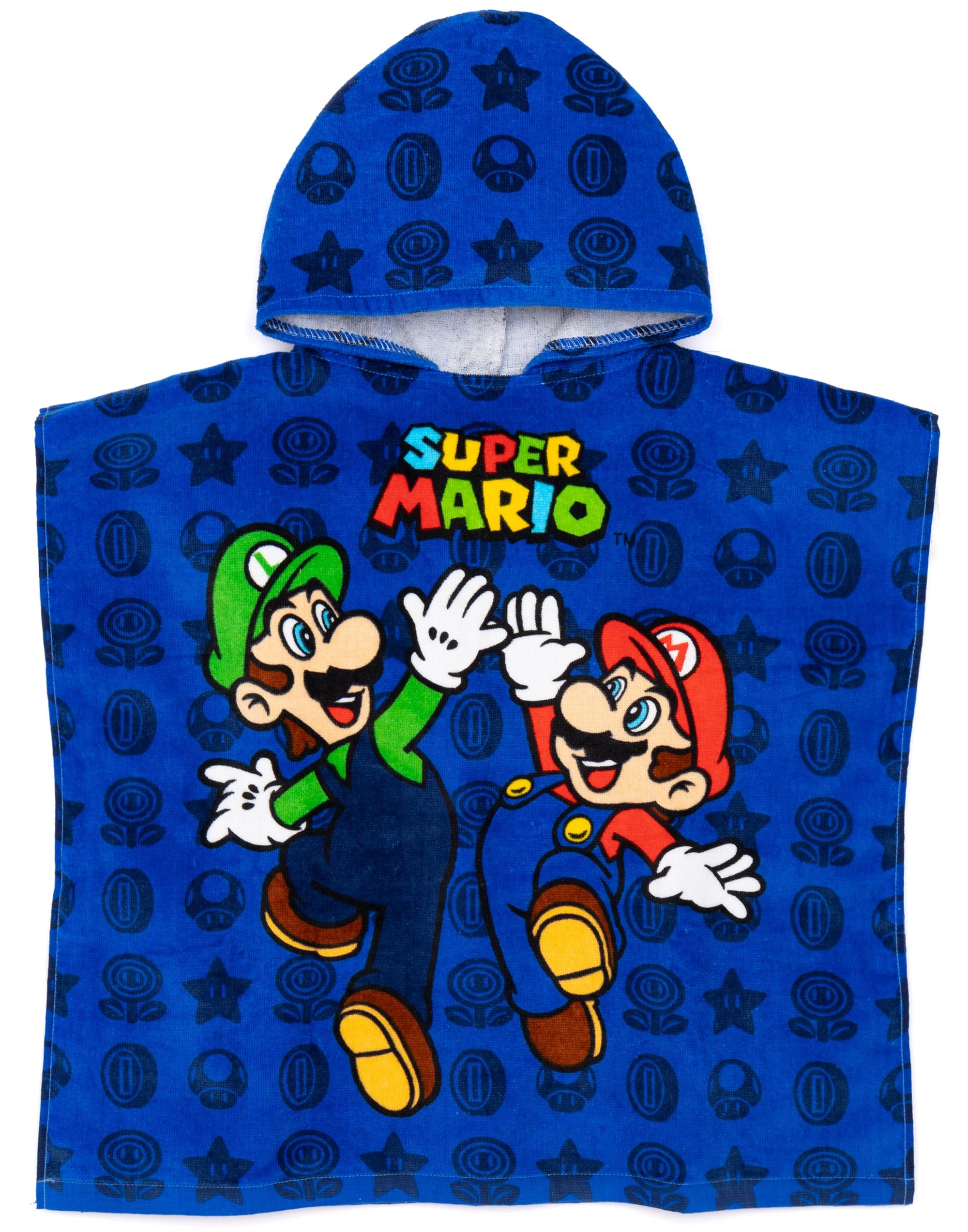Nintendo Kids Boys Poncho Towel - Multicoloured