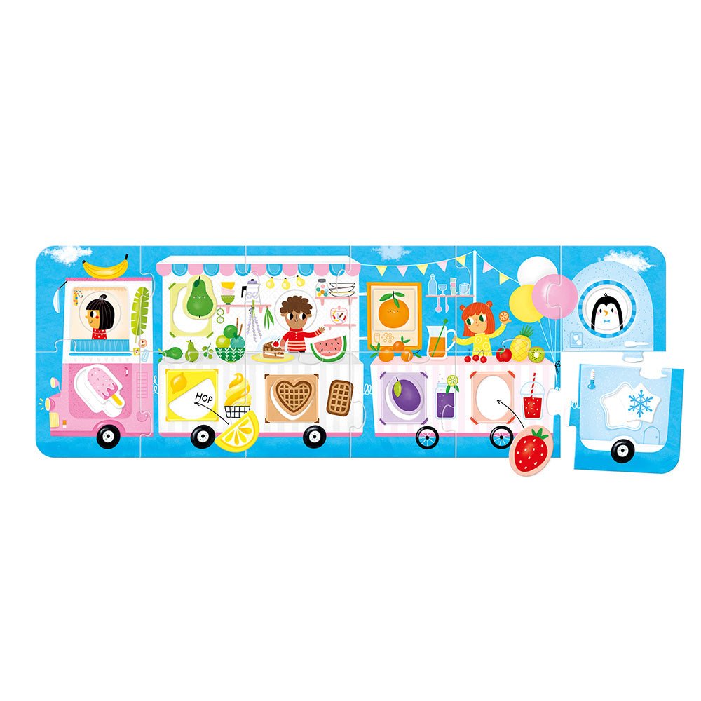 Banana Panda Make-a-Match Puzzle Food Truck 2y+