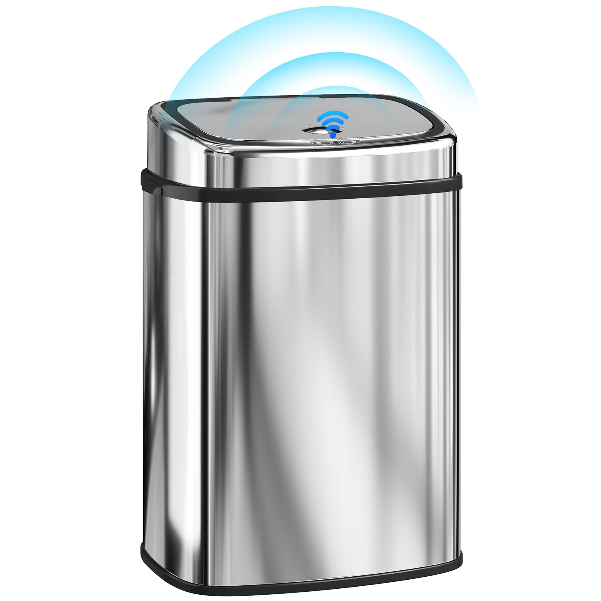 HOMCOM 50L Automatic Sensor Kitchen Bin