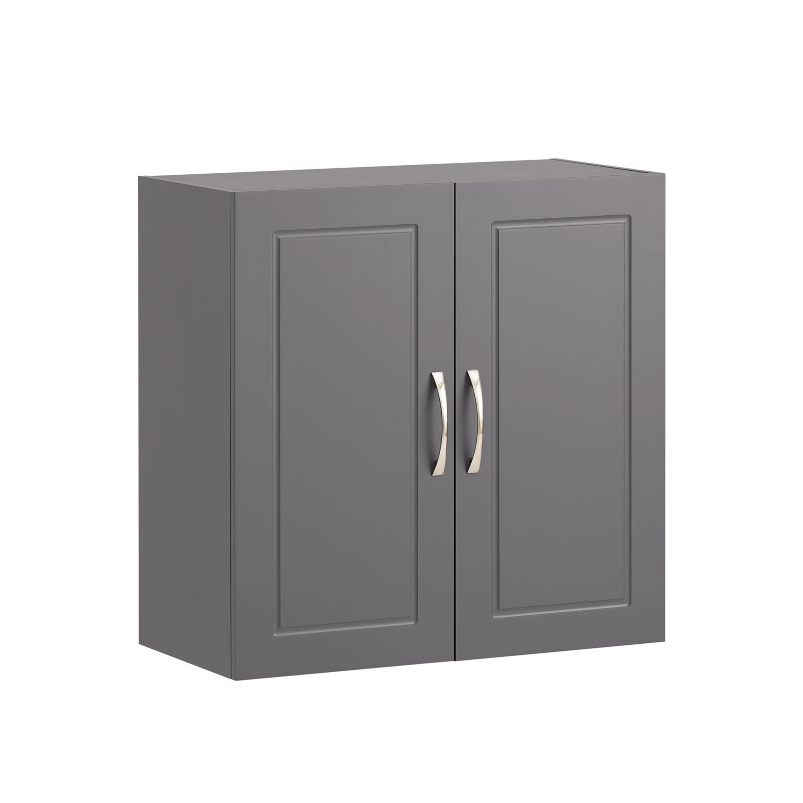 SoBuy 2 Door 1 Adjustable Shelf Wall Cabinet - Dark Grey