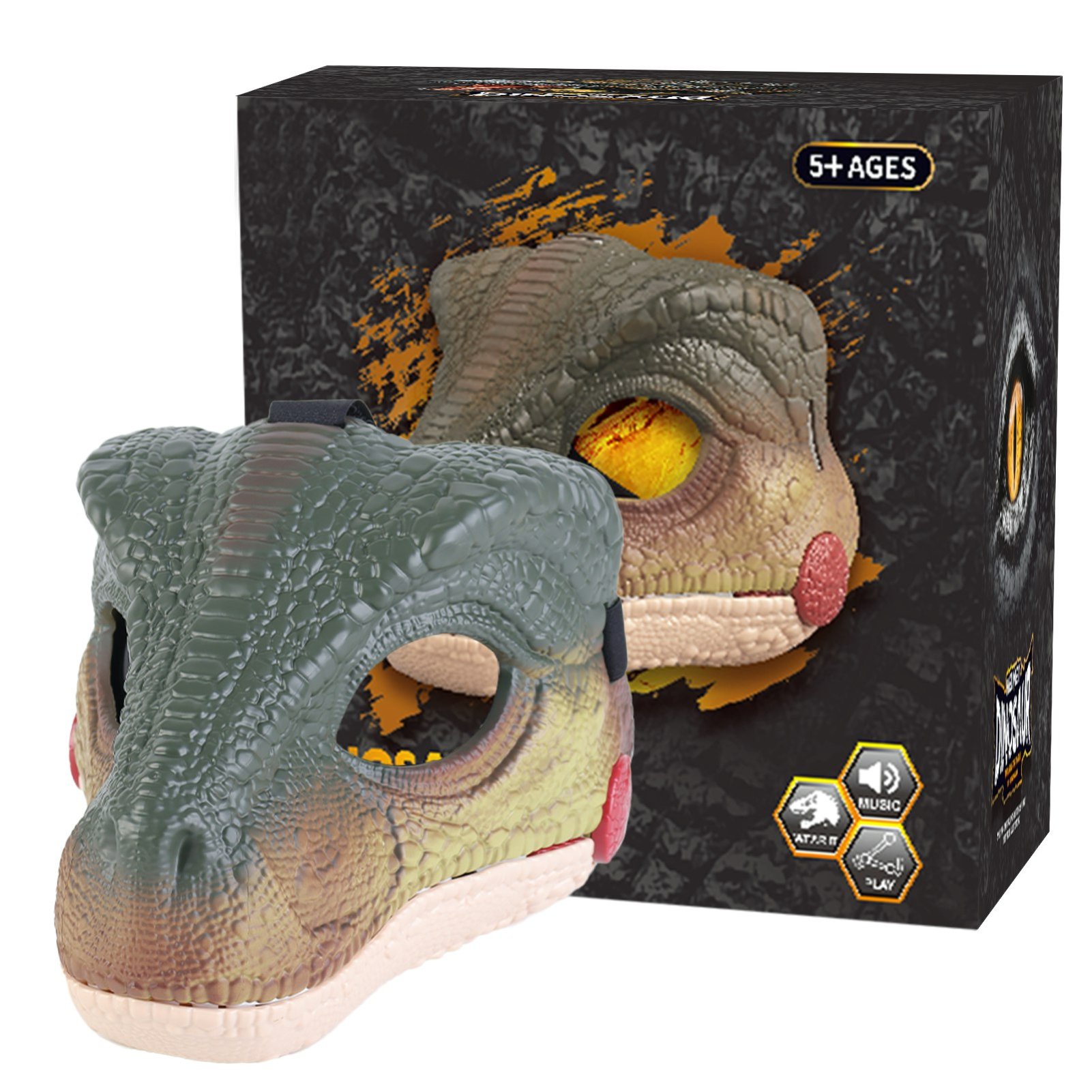 deAO Dinosaur Mask With Sounds