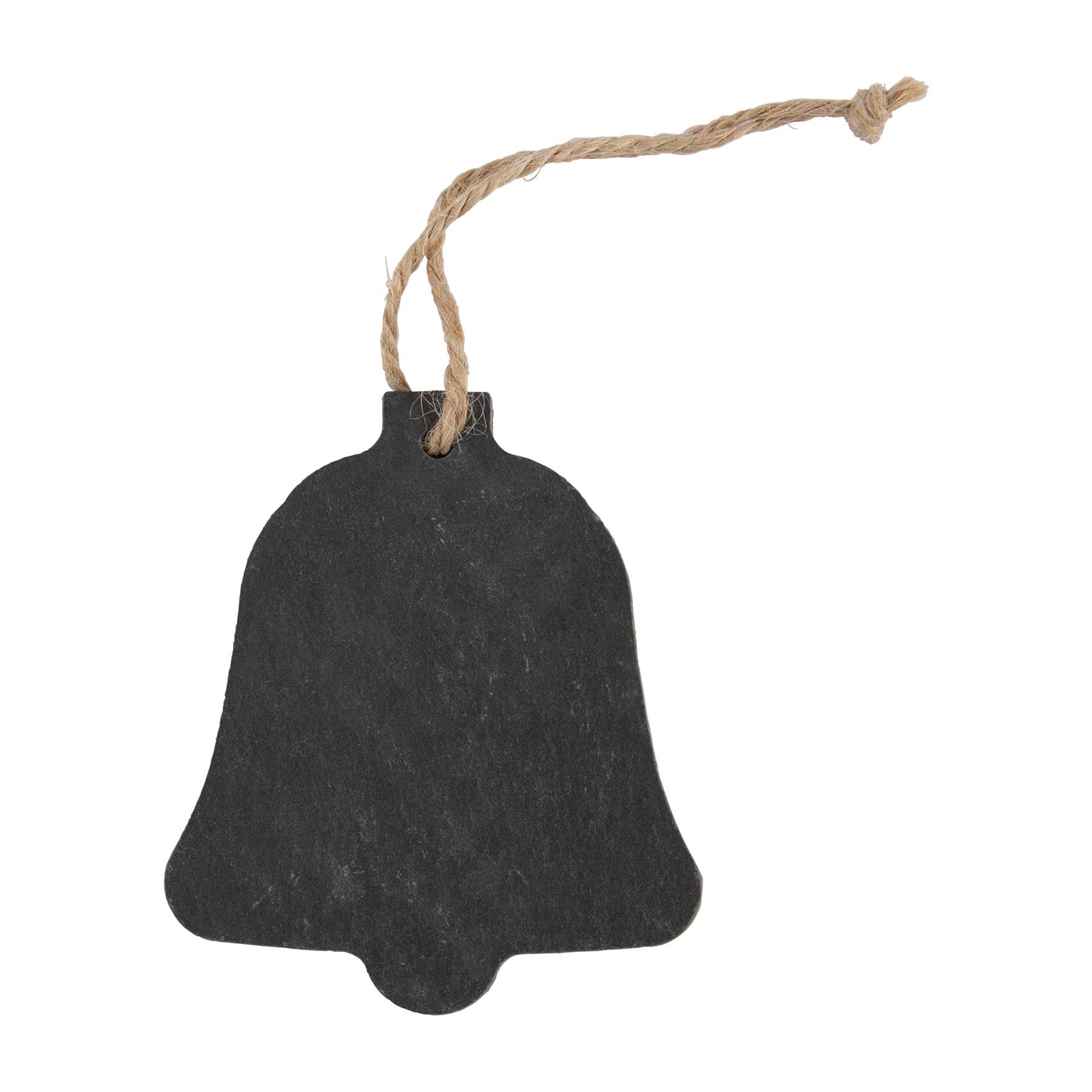 Nicola Spring Slate Christmas Tree Decoration - Bell
