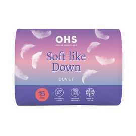 OHS Soft Like Down 15 Tog Duvet - Double